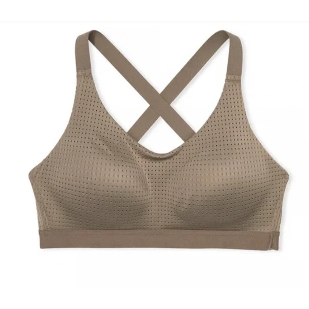 VICTORIA'S SECRET Lightweight Mesh Sports Bra 34DD Green 34 DD Athletic NWT